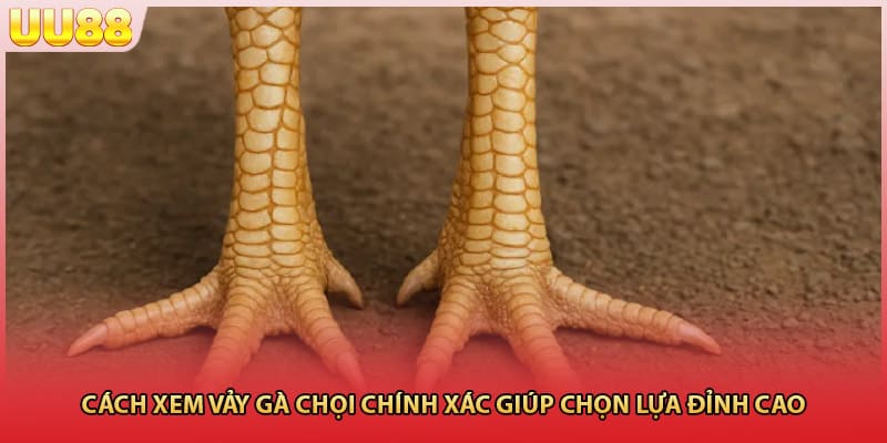 Cách xem vảy gà chọi