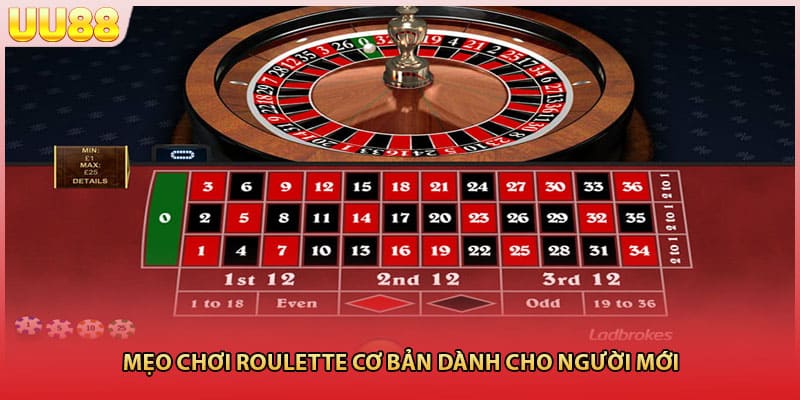 Mẹo chơi Roulette cơ bản dành cho người mới